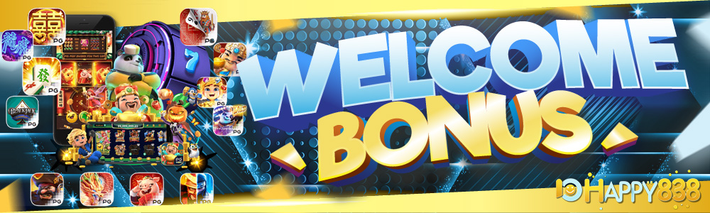 WELCOME BONUS NEW MEMBER SLOT 20% HAPPY838
